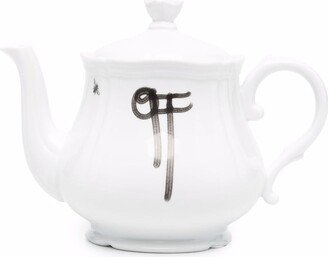 x Ginori 1735 logo-print teapot