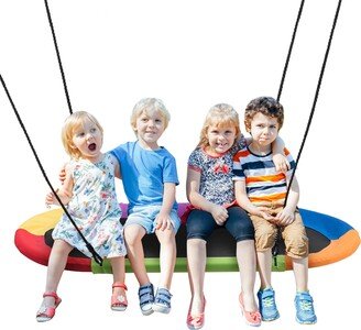 60'' Saucer Tree Swing Surf Outdoor Adjustable Kids Giant Oval - See Details