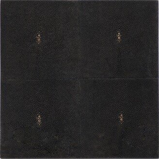 Posh Trading Company Set Of Two Placemats - Shagreen Chocolate