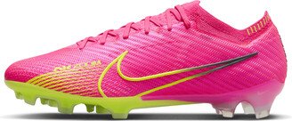 Men's Mercurial Vapor 15 Elite Firm Ground Soccer Cleats in Pink