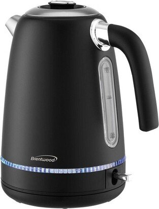 7-Cup 1,500-Watt Cordless Electric Stainless Steel Kettle (Black)