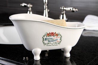 Savons Aux Fleurs Slipper Clawfoot Tub Soap Dish - Green/Red/White