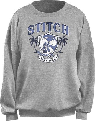 Women's Junior's Stitch SURF Team Oversized Fleece