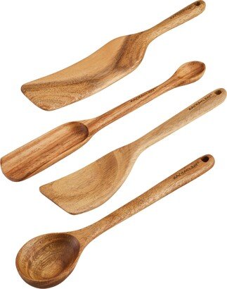 Tools and Gadgets Wooden Kitchen Utensils, Set of 4