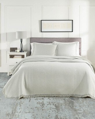 Realeza Woven Jacquard Bedspread Set