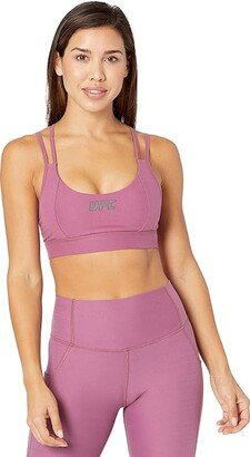 Strappy Sports Bra (Berry Crush) Women's Lingerie