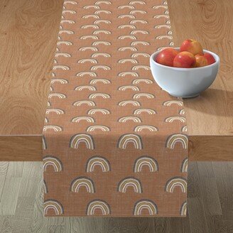 Table Runners: Indian Summer Rainbow - Orange Table Runner, 72X16, Brown