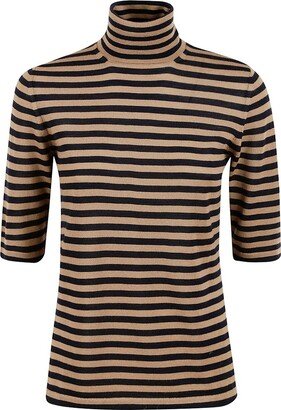 Striped Turtleneck Jumper