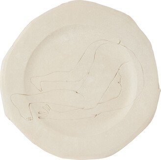 Yellow Nose Studio SSENSE Exclusive White Bent Over Dinner Plate