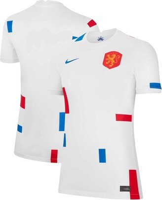 Women's White Netherlands Women's National Team 2022/23 Away Replica Blank Jersey