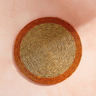 Woven Charger, Color Rim