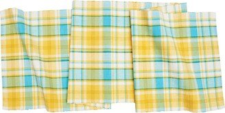 C F Home Citrus Mist Plaid Runner, 13