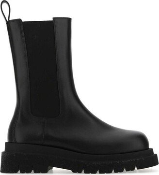 Slip-On Lug Ankle Boots