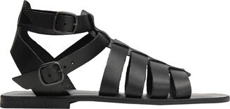 Leather Gladiator Sandal Sandals Black