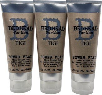 BedHead for Men Power Play Firm Finish Gel 6.76 OZ Set of 3