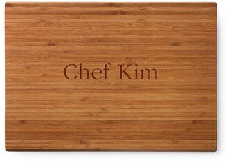 Personalized Bamboo Cutting Board