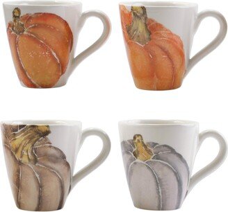 Pumpkins Assorted Mugs - Set of 4