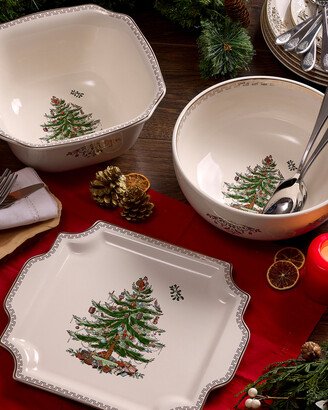 Christmas Tree Gold Salad Bowl