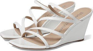 Strapeze 85 Wedge (White) Women's Shoes