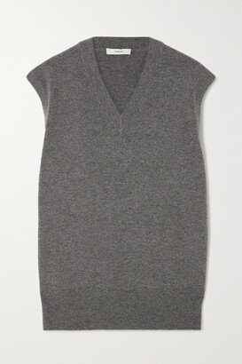 Wool-blend Vest - Gray