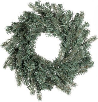 24 Colorado Blue Spruce Artificial Christmas Wreath, Unlit