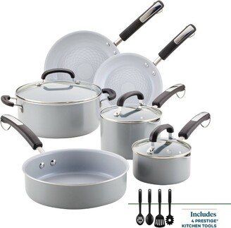 Eco Advantage 13pc Ceramic Nonstick Cookware Set Gray