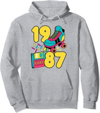 Best Of 1987 Retro 80s Night Summer Vibes Retro 80s Night Summer Vibes Best Of 1987 Vintage Times Pullover Hoodie