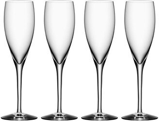 More Set Of 4 Champagne Glasses