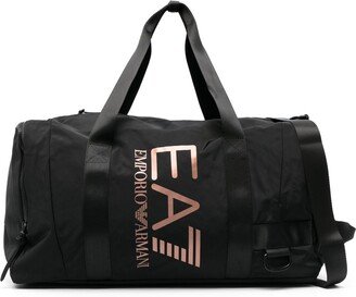 Logo-Print Luggage Bag-AB