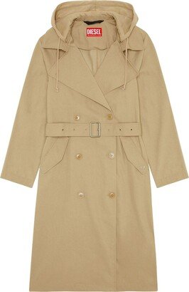 Hybrid Hooded Trench Coat