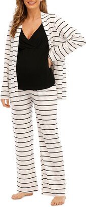 Riviera Tank, Pants & Robe Maternity Set