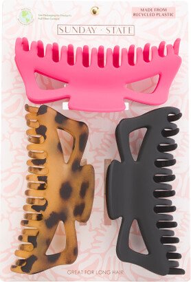 TJMAXX Set Of 3 Jaw Hair Clips