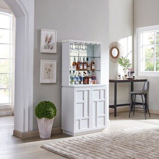 Home Source Home Bar China Cabinet White