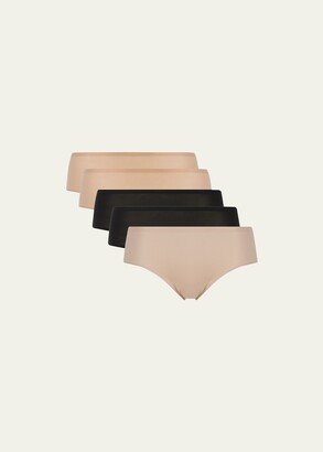 5-Pack Soft-Stretch Hipster Briefs