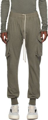 Gray Mastodon Cut Cargo Pants