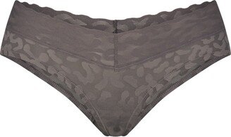 Logo Mesh Lace Cheeky Hipster | Grey Chalk