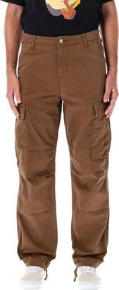 Logo Patch Straight Leg Cargo Pants