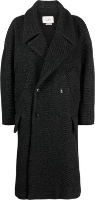 QUIRA Double-Breasted Virgin-Wool Coat