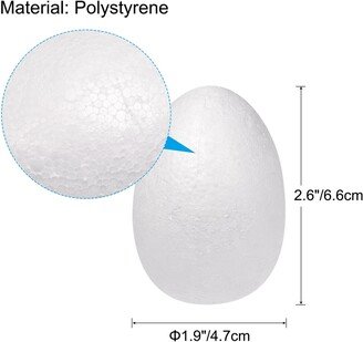 Unique Bargains Egg Foam Ball Polystyrene Solid Ball for Eggs Decoration, Crafts and Handmade