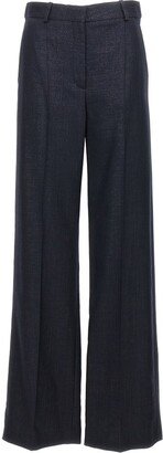 High-Waisted Straight-Leg Pants