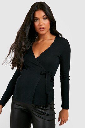 Maternity Rib Wrap Nursing Top