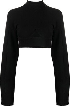 ALESSANDRO VIGILANTE Underwire Cut-Out Cropped Top