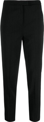 Essential high-waisted cigarette trousers