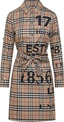 Horseferry Checked Belted Shirt Dress