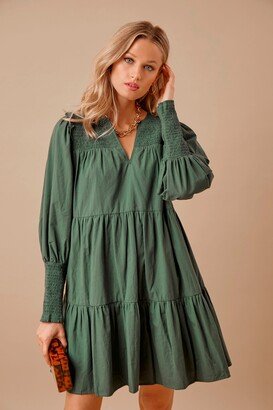 Pomander Place Jaguar Green Ceci Dress