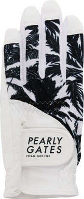 Logo-Patch Panelled Gloves