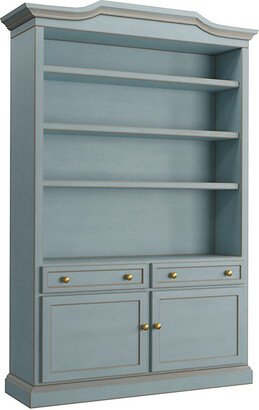 Casa Florentina Josephina Bonnet Top Large Bookcase with Door