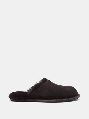 Hyde Shearling-lined Suede Slippers