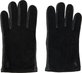 Black Paneled Gloves-AA