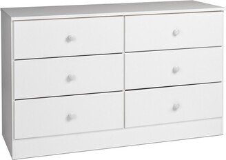 6 Drawers Astrid Dresser White